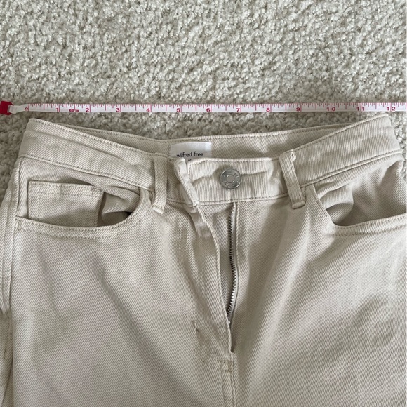 Aritzia Wilfred Free cream straight leg pants - Picture 7 of 8